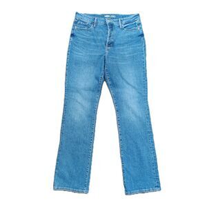 Old Navy Button-Fly Kicker Boot Cut Sz 8 Women's High Rise Stretch Jeans